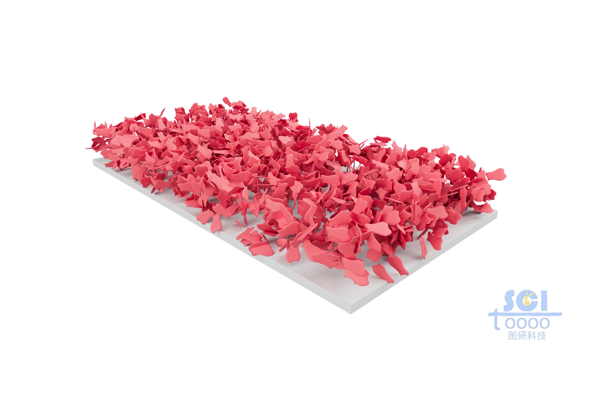 堆積生長的納米片