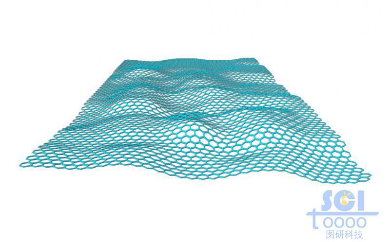 柔軟起伏的石墨烯