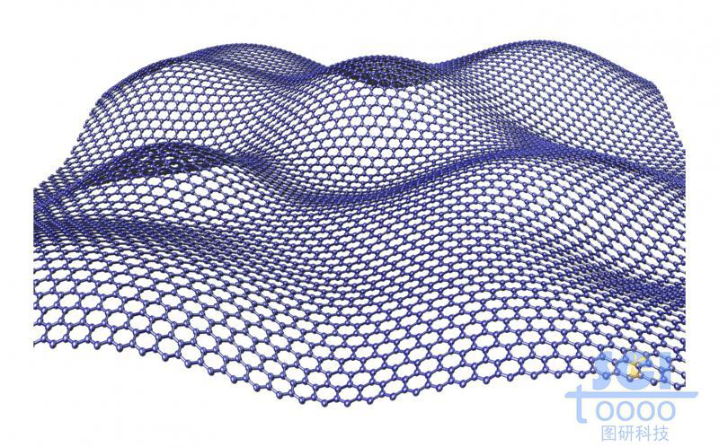 柔軟起伏的石墨烯